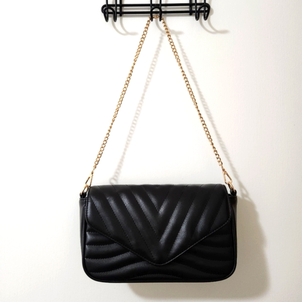EUC Quilted Crossbody Bag